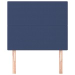 vidaXL Tăblii de pat, 2 buc, albastru, 100x5x78/88 cm, textil vidaXL Tăblii de pat, 2 buc, albastru, 100x5x78/88 cm, textil