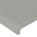 vidaXL Tăblii de pat, 4 buc, gri deschis, 90x5x78/88 cm, textil vidaXL Tăblii de pat, 4 buc, gri deschis, 90x5x78/88 cm, textil