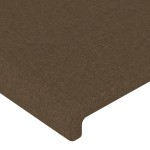 vidaXL Tăblii de pat, 4 buc, maro închis, 90x5x78/88 cm, textil vidaXL Tăblii de pat, 4 buc, maro închis, 90x5x78/88 cm, textil
