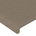 vidaXL Tăblii de pat, 4 buc, gri taupe, 90x5x78/88 cm, textil