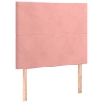 vidaXL Tăblii de pat, 2 buc, roz, 80x5x78/88 cm, catifea vidaXL Tăblii de pat, 2 buc, roz, 80x5x78/88 cm, catifea