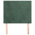 vidaXL Tăblii de pat, 2 buc, verde închis, 90x5x78/88 cm, catifea vidaXL Tăblii de pat, 2 buc, verde închis, 90x5x78/88 cm, catifea