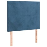 vidaXL Tăblii de pat, 2 buc, albastru închis, 90x5x78/88 cm, catifea vidaXL Tăblii de pat, 2 buc, albastru închis, 90x5x78/88 cm, catifea