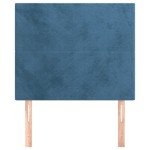 vidaXL Tăblii de pat, 2 buc, albastru închis, 90x5x78/88 cm, catifea vidaXL Tăblii de pat, 2 buc, albastru închis, 90x5x78/88 cm, catifea