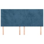 vidaXL Tăblii de pat, 4 buc, albastru închis, 80x5x78/88 cm, catifea vidaXL Tăblii de pat, 4 buc, albastru închis, 80x5x78/88 cm, catifea