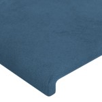 vidaXL Tăblii de pat, 4 buc, albastru închis, 80x5x78/88 cm, catifea vidaXL Tăblii de pat, 4 buc, albastru închis, 80x5x78/88 cm, catifea