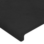 vidaXL Tăblii de pat, 4 buc, negru, 90x5x78/88 cm, catifea vidaXL Tăblii de pat, 4 buc, negru, 90x5x78/88 cm, catifea