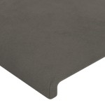 vidaXL Tăblii de pat, 4 buc, gri închis, 100x5x78/88 cm, catifea vidaXL Tăblii de pat, 4 buc, gri închis, 100x5x78/88 cm, catifea