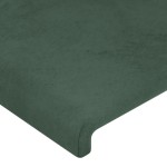 vidaXL Tăblii de pat, 4 buc, verde închis, 100x5x78/88 cm, catifea vidaXL Tăblii de pat, 4 buc, verde închis, 100x5x78/88 cm, catifea