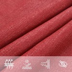 vidaXL Pânză parasolar, roșu, 2x3,5 m, HDPE, 160 g/m²
