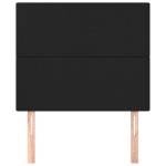 vidaXL Tăblii de pat, 2 buc, negru, 90x5x78/88 cm, piele ecologică