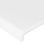 vidaXL Tăblii de pat, 2 buc, alb, 90x5x78/88 cm, piele ecologică vidaXL Tăblii de pat, 2 buc, alb, 90x5x78/88 cm, piele ecologică