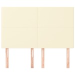 vidaXL Tăblii de pat, 4 buc, crem, 72x5x78/88 cm, piele ecologică vidaXL Tăblii de pat, 4 buc, crem, 72x5x78/88 cm, piele ecologică