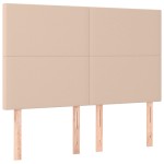 vidaXL Tăblii de pat 4 buc. cappuccino 72x5x78/88 cm piele ecologică vidaXL Tăblii de pat 4 buc. cappuccino 72x5x78/88 cm piele ecologică