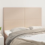 vidaXL Tăblii de pat 4 buc. cappuccino 72x5x78/88 cm piele ecologică vidaXL Tăblii de pat 4 buc. cappuccino 72x5x78/88 cm piele ecologică