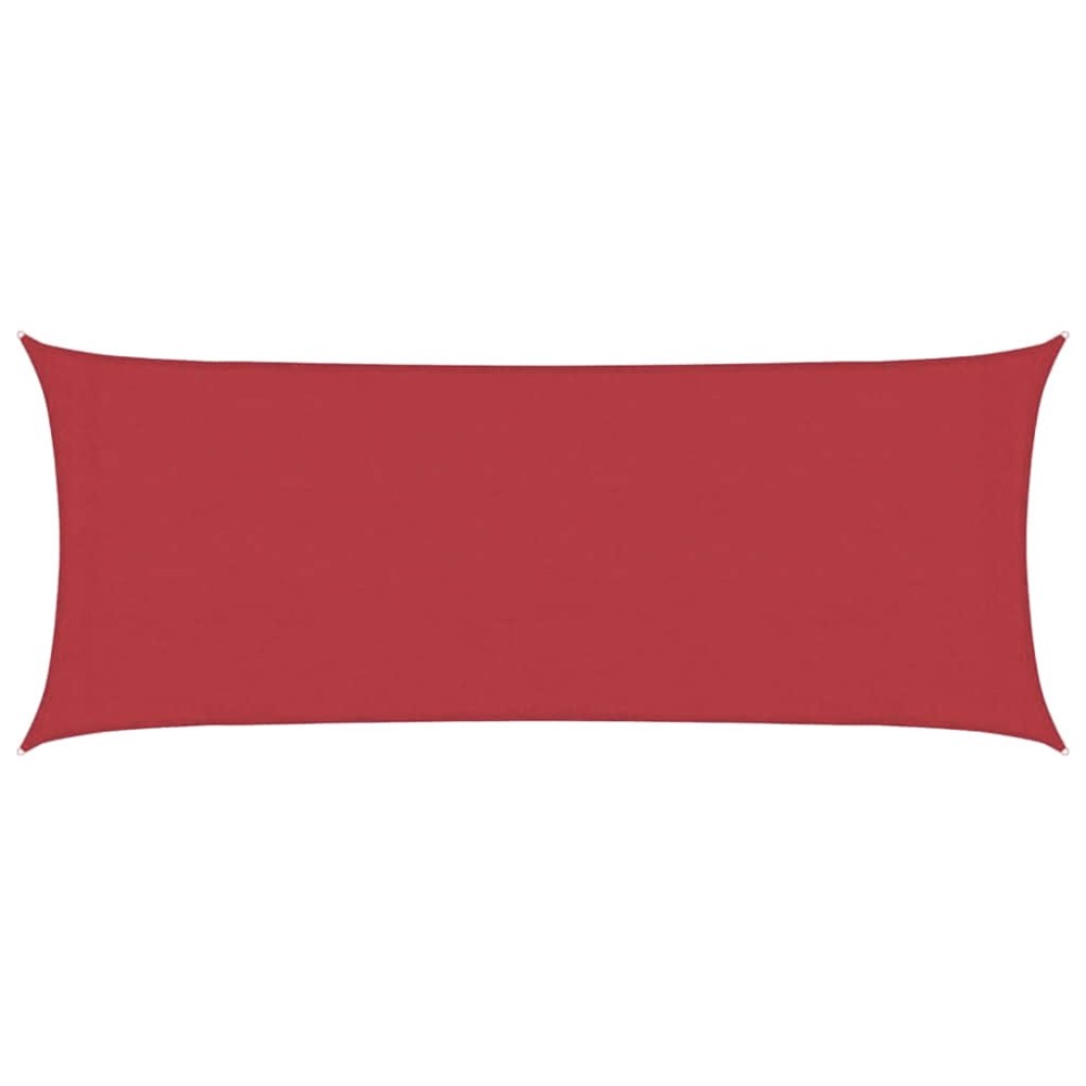 vidaXL Pânză parasolar, roșu, 2x4,5 m, HDPE, 160 g/m²