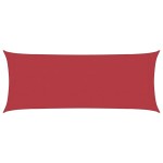 vidaXL Pânză parasolar, roșu, 2x4,5 m, HDPE, 160 g/m²