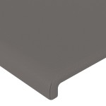 vidaXL Tăblii de pat, 4 buc, gri, 80x5x78/88 cm, piele ecologică