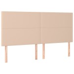 vidaXL Tăblii de pat 4 buc, cappuccino 90x5x78/88 cm piele ecologică vidaXL Tăblii de pat 4 buc, cappuccino 90x5x78/88 cm piele ecologică