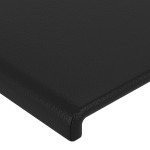 vidaXL Tăblii de pat, 4 buc, negru, 100x5x78/88 cm, piele ecologică vidaXL Tăblii de pat, 4 buc, negru, 100x5x78/88 cm, piele ecologică