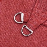 vidaXL Pânză parasolar, roșu, 2,5x3 m, HDPE, 160 g/m²