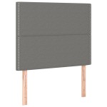 vidaXL Tăblii de pat, 2 buc, gri închis, 90x5x78/88 cm, textil vidaXL Tăblii de pat, 2 buc, gri închis, 90x5x78/88 cm, textil