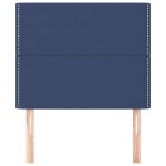vidaXL Tăblii de pat, 2 buc, albastru, 90x5x78/88 cm, textil vidaXL Tăblii de pat, 2 buc, albastru, 90x5x78/88 cm, textil