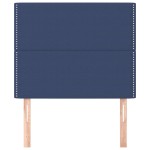 vidaXL Tăblii de pat, 2 buc, albastru, 100x5x78/88 cm, textil vidaXL Tăblii de pat, 2 buc, albastru, 100x5x78/88 cm, textil
