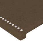 vidaXL Tăblii de pat, 4 buc, maro închis, 80x5x78/88 cm, textil vidaXL Tăblii de pat, 4 buc, maro închis, 80x5x78/88 cm, textil