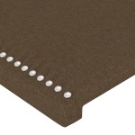 vidaXL Tăblii de pat, 4 buc, maro închis, 90x5x78/88 cm, textil vidaXL Tăblii de pat, 4 buc, maro închis, 90x5x78/88 cm, textil