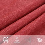 vidaXL Pânză parasolar, roșu, 2,5x5 m, HDPE, 160 g/m² vidaXL Pânză parasolar, roșu, 2,5x5 m, HDPE, 160 g/m²