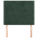 vidaXL Tăblii de pat, 2 buc, verde închis, 90x5x78/88 cm, catifea vidaXL Tăblii de pat, 2 buc, verde închis, 90x5x78/88 cm, catifea