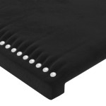 vidaXL Tăblii de pat, 4 buc, negru, 80x5x78/88 cm, catifea vidaXL Tăblii de pat, 4 buc, negru, 80x5x78/88 cm, catifea