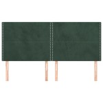 vidaXL Tăblii de pat, 4 buc, verde închis, 90x5x78/88 cm, catifea vidaXL Tăblii de pat, 4 buc, verde închis, 90x5x78/88 cm, catifea