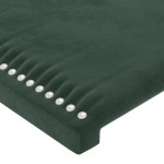 vidaXL Tăblii de pat, 4 buc, verde închis, 90x5x78/88 cm, catifea vidaXL Tăblii de pat, 4 buc, verde închis, 90x5x78/88 cm, catifea