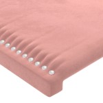vidaXL Tăblii de pat, 4 buc, roz, 100x5x78/88 cm, catifea vidaXL Tăblii de pat, 4 buc, roz, 100x5x78/88 cm, catifea