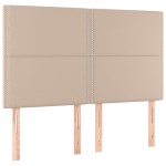 vidaXL Tăblii de pat 4 buc. cappuccino 72x5x78/88 cm piele ecologică vidaXL Tăblii de pat 4 buc. cappuccino 72x5x78/88 cm piele ecologică