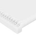 vidaXL Tăblii de pat, 4 buc, alb, 80x5x78/88 cm, piele ecologică vidaXL Tăblii de pat, 4 buc, alb, 80x5x78/88 cm, piele ecologică
