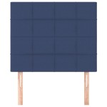 vidaXL Tăblii de pat, 2 buc, albastru, 90x5x78/88 cm, textil vidaXL Tăblii de pat, 2 buc, albastru, 90x5x78/88 cm, textil