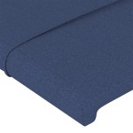 vidaXL Tăblii de pat, 4 buc, albastru, 72x5x78/88 cm, textil vidaXL Tăblii de pat, 4 buc, albastru, 72x5x78/88 cm, textil