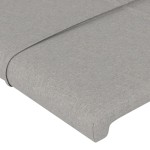 vidaXL Tăblii de pat, 4 buc, gri deschis, 80x5x78/88 cm, textil vidaXL Tăblii de pat, 4 buc, gri deschis, 80x5x78/88 cm, textil