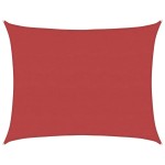 vidaXL Pânză parasolar, roșu, 6 x 7 m, HDPE, 160 g/m² vidaXL Pânză parasolar, roșu, 6 x 7 m, HDPE, 160 g/m²