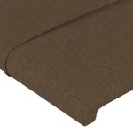 vidaXL Tăblii de pat, 4 buc, maro închis, 90x5x78/88 cm, textil vidaXL Tăblii de pat, 4 buc, maro închis, 90x5x78/88 cm, textil