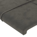 vidaXL Tăblii de pat, 4 buc, gri închis, 90x5x78/88 cm, catifea vidaXL Tăblii de pat, 4 buc, gri închis, 90x5x78/88 cm, catifea