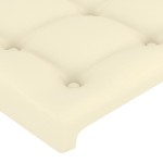 vidaXL Tăblii de pat, 2 buc., crem, 80x5x78/88 cm, piele ecologică vidaXL Tăblii de pat, 2 buc., crem, 80x5x78/88 cm, piele ecologică