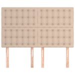 vidaXL Tăblii de pat 4 buc. cappuccino 72x5x78/88 cm piele ecologică vidaXL Tăblii de pat 4 buc. cappuccino 72x5x78/88 cm piele ecologică