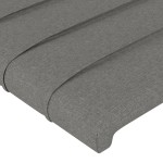 vidaXL Tăblii de pat, 4 buc, gri închis, 80x5x78/88 cm, textil vidaXL Tăblii de pat, 4 buc, gri închis, 80x5x78/88 cm, textil