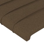 vidaXL Tăblii de pat, 4 buc, maro închis, 80x5x78/88 cm, textil vidaXL Tăblii de pat, 4 buc, maro închis, 80x5x78/88 cm, textil