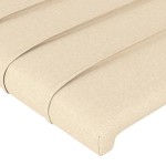 vidaXL Tăblii de pat, 4 buc, crem, 80x5x78/88 cm, textil vidaXL Tăblii de pat, 4 buc, crem, 80x5x78/88 cm, textil