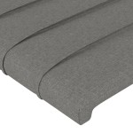 vidaXL Tăblii de pat, 4 buc, gri închis, 100x5x78/88 cm, textil vidaXL Tăblii de pat, 4 buc, gri închis, 100x5x78/88 cm, textil